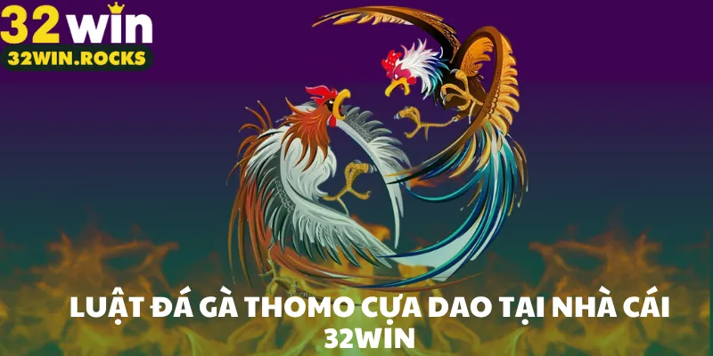 Luật đá gà thomo cựa dao tại nhà cái 32win