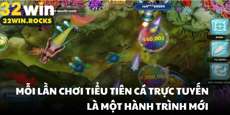 Mỗi lần chơi tiểu tiên cá trực tuyến là một hành trình mới